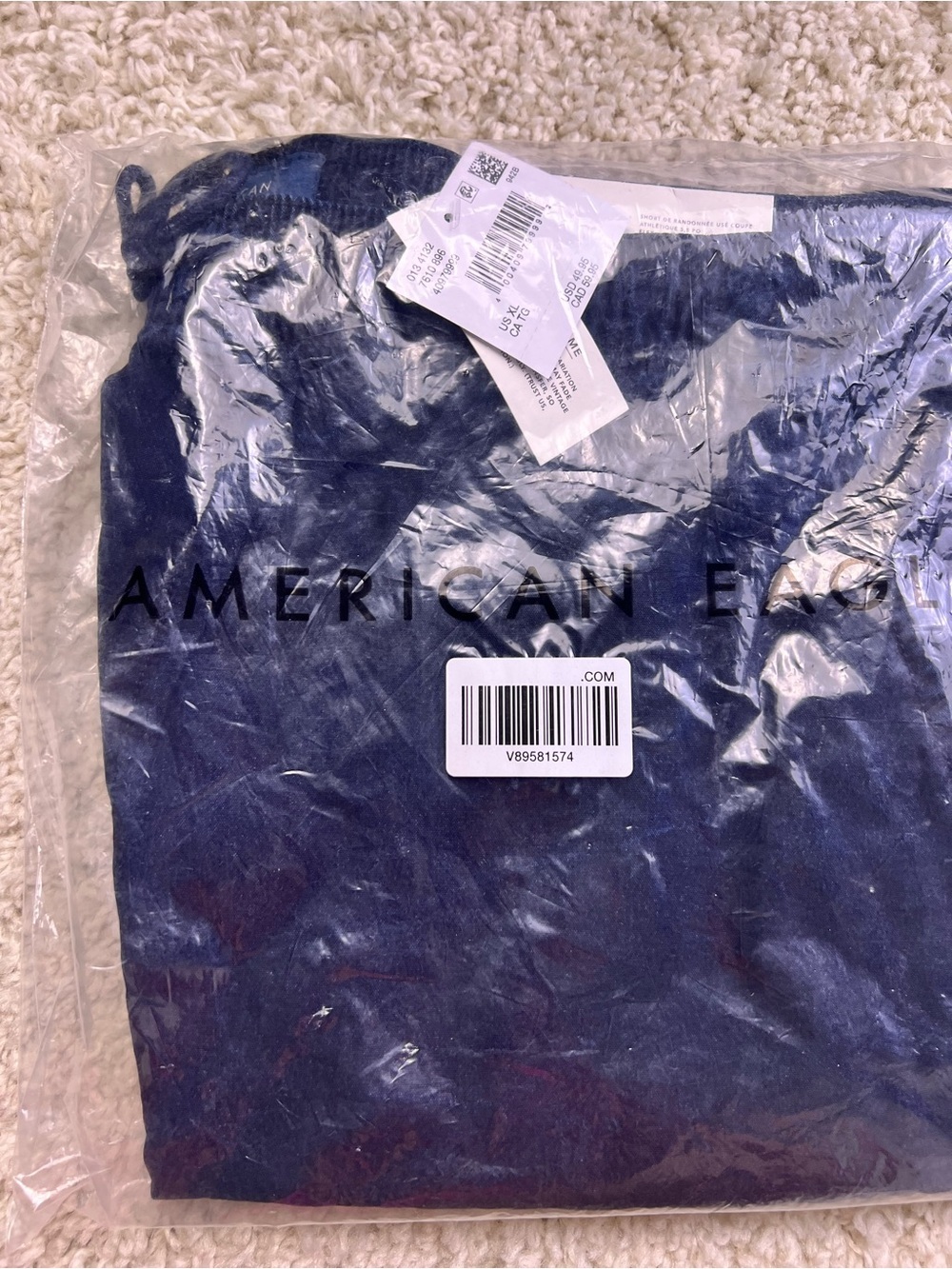 MENS AMERICAN EAGLE DENIM TREKKER SHORTS NWT SZ xL